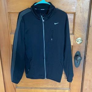 Black Nike running jacket